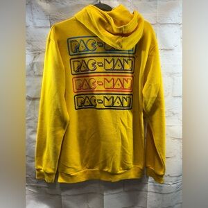 PAC-Man yellow hoodie size‎ medium